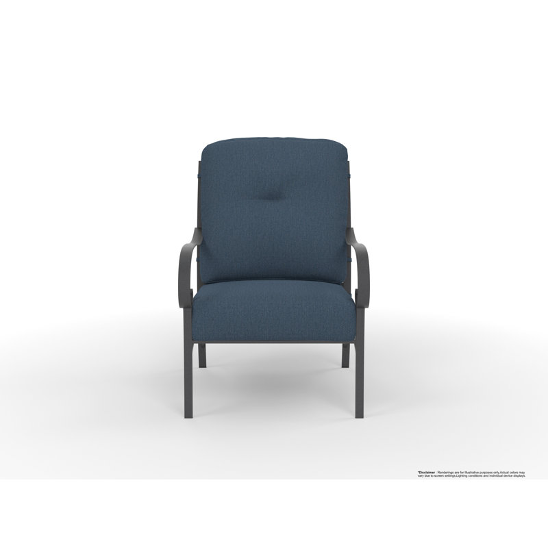 Pasadera Outdoor Lounge Chair, Trax Sequoia, Carbon Black