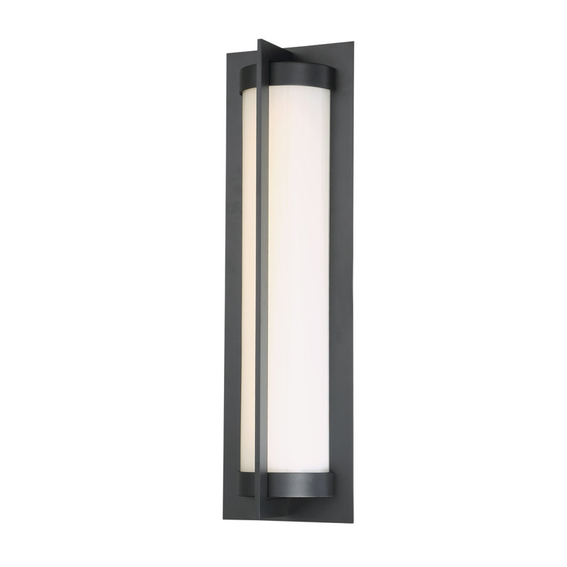 Laffoon LED Outdoor Flush Mount, 6'' W x 3.75'' D x 20'' H