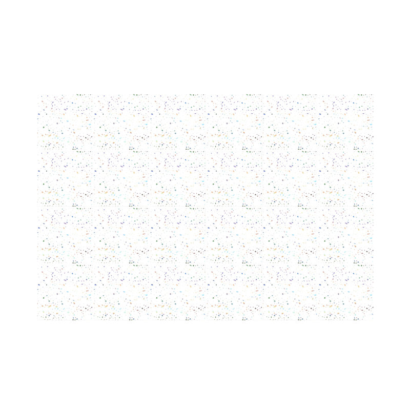 Edin Terrazzo Holographic Glitter Wall Tile Sticker Set - 15cm (6inch), White