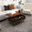 39.81" Lift Top Coffee Table, Walnut, Concealed Compartments, Versatile For Living Room Work/dining Use Walnut Table. Storage Areas. Particle Board Structure. Convertible Desk/dining Setup.