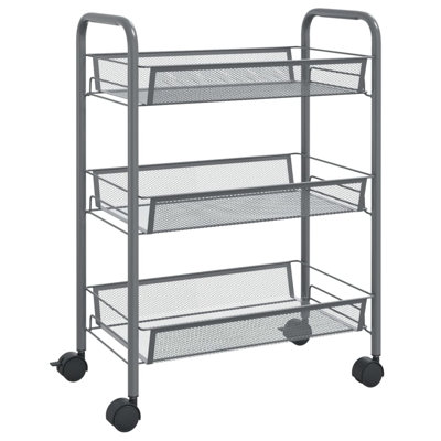 Monissa Metal Bar Cart by Rebrilliant