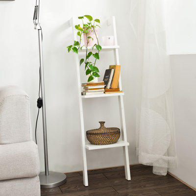 Swavar 121cm H x 33.5cm W Ladder Bookcase