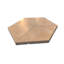 Carreaux de marbre hexagonal en pierre naturelle pour plancher et mur, 1 boîte de 12 pièces-112631556