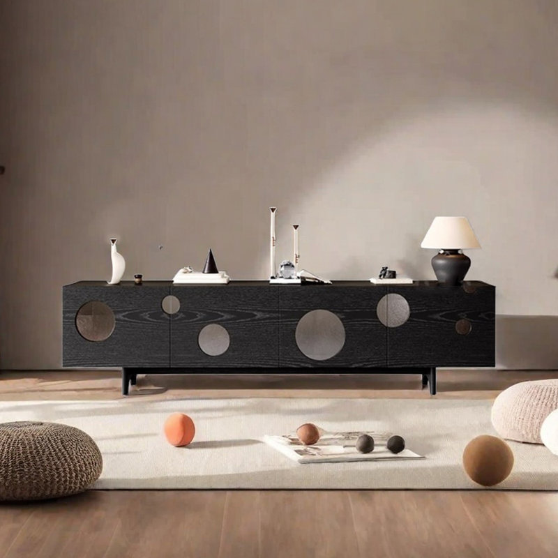 Meuble télé en bois massif de luxe Design