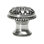 Acanthus large knob with flared foot Rosette stylein Oil Rub Bronze
