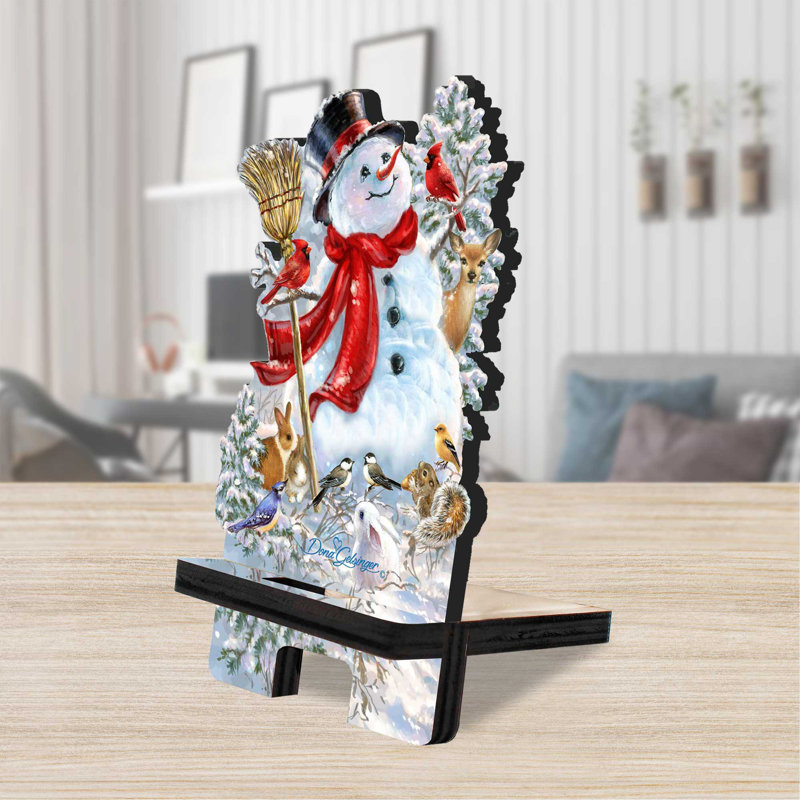Designocracy Desktop mount Electronic Mount, 6" H x 3" W x 3" D