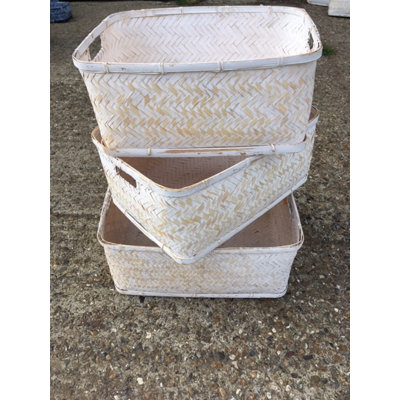 Breakwater Bay Bamboo Decorative Basket
