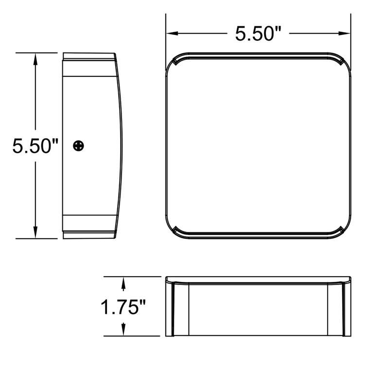 Arialynn Outdoor LED Wall Sconce, White