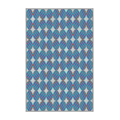 Tapis bleu Kips Bay