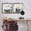 "Chic Bathroom Interior Still Life", ensemble de 2 giclées encadrées par Kim Allen-104597471-104597472