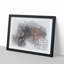 Horse Portrait in Abstract - Picture Frame Graphic Art Print-55763685-55763684