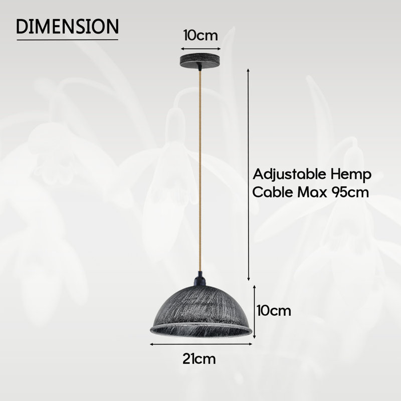 Brittaney 1 - Light Single Pendant, No, Brushed Silver
