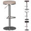 Gabrielle Swivel Upholstered Faux Leather Adjustable Height Bar Stool