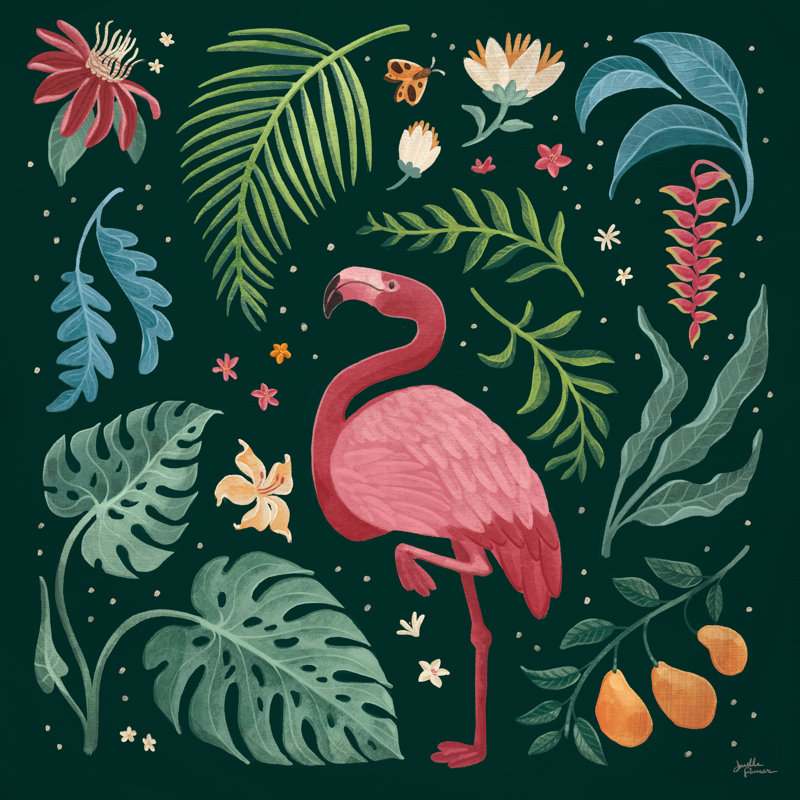 Jungle Love VI by Janelle Penner - Wrapped Canvas Painting, 76cm H x 76cm W