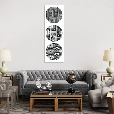 Tribal Pattern IV by Grace Popp - Wrapped Canvas Panoramic Print