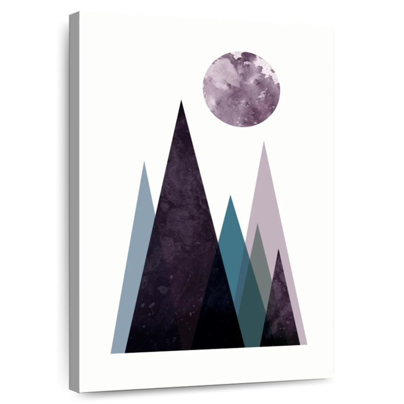 Alvord Scandi Mountains Blue II, 30" H x 20" W