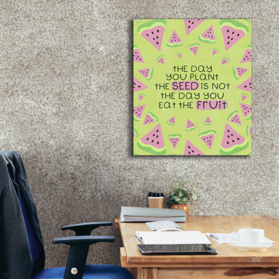 Toile épique Graffiti «Plant The Seed» par Club Daydream, 26 po x 30 po