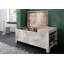 Solid Wood Floor Wine Bottle Rack in White