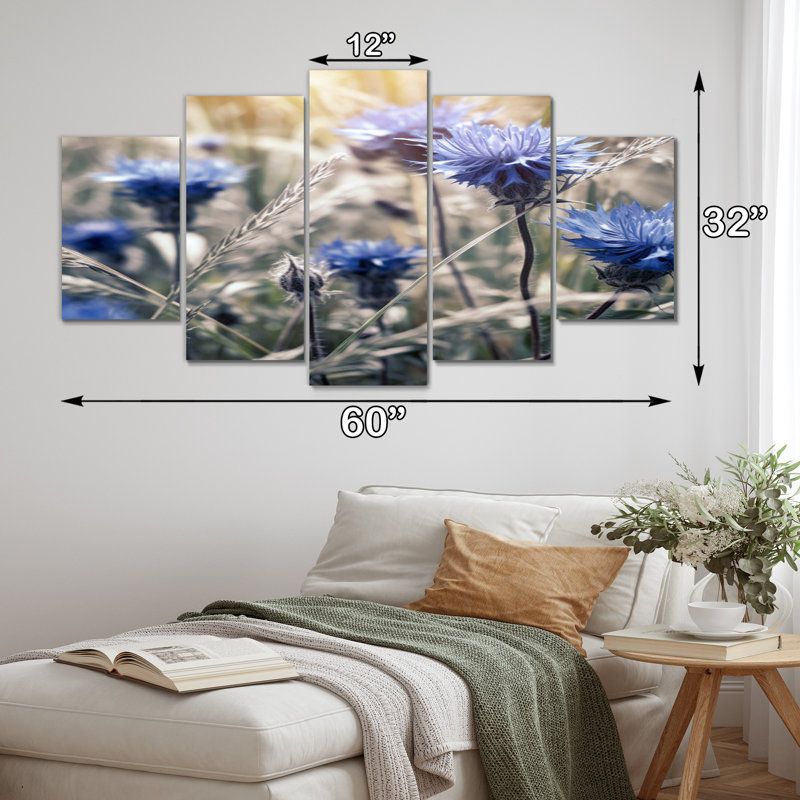 Farmhouse Plants & Flowers Wall Decor on Metal