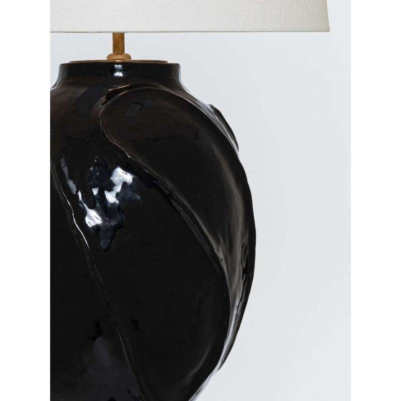 Idalia Table Lamp, Raven Black
