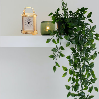 Desk Table-Alarm, Quartz, Gold-Tone
