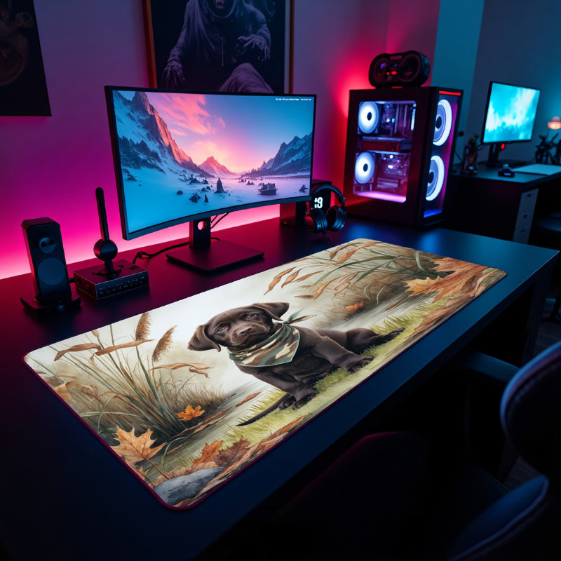 Polyester Desk Pad, 23.6x13.8
