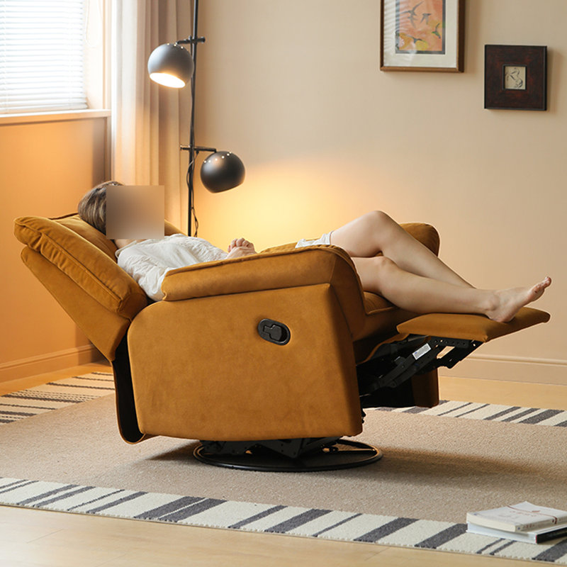 Single Casual Sofa Swivel Function Recliner