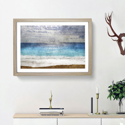 Seascape From Greece - Single Picture Frame Painting on MDF