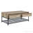 Coffee Table, Brantley Rectangular, Oak & Sandy Gray Finish