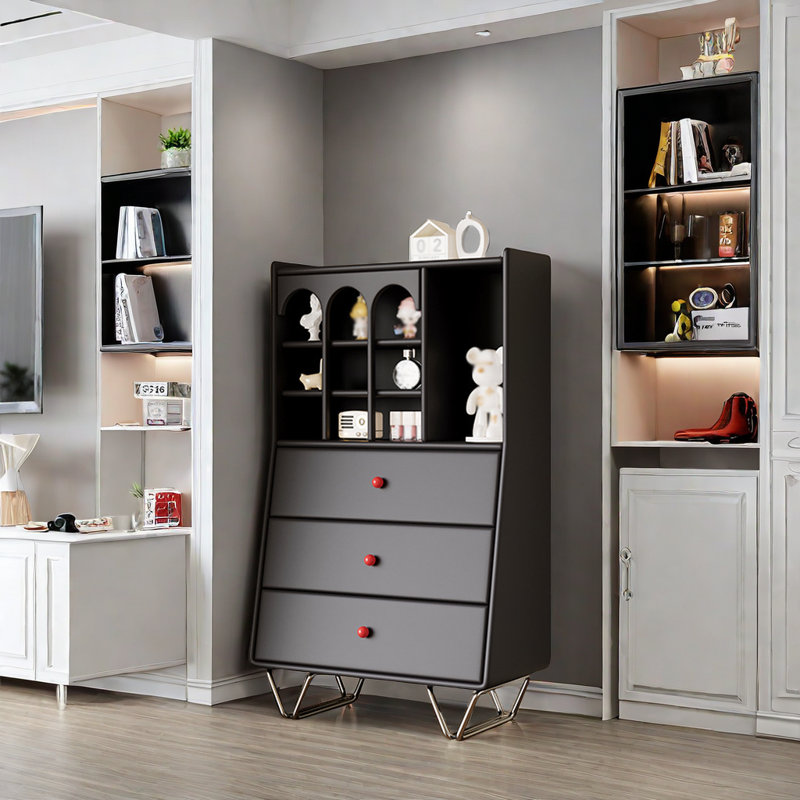 Nordic Creative Accent Chest, Black