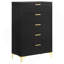 Commode rectangulaire 5 tiroirs Lexie