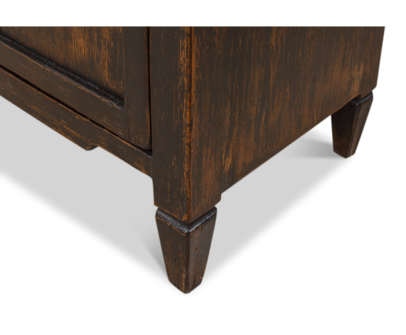 Madigan 64'' W Solid Wood Sideboard, Antique Black