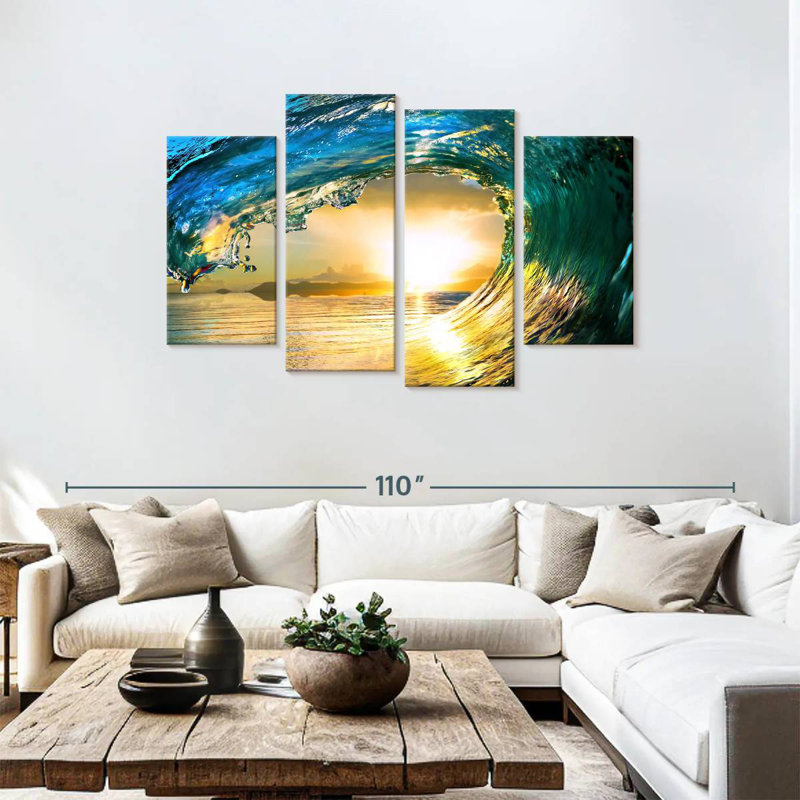 Gillard Dynamic Ocean Wave, 48" H x 75" W