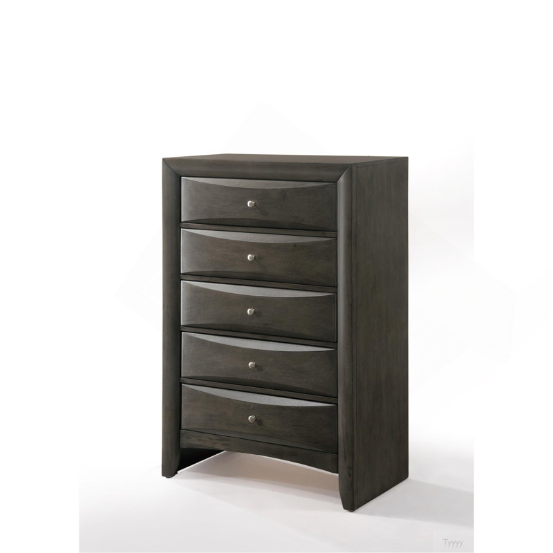 Commode en chêne gris Irlande, Gris