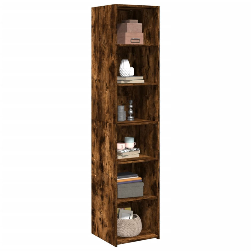 Vidaxl highboard made of wood, 185cm H x 40cm W x 41cm D, Grey/Sonoma