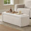 Repose-pieds avec rangement à dessus relevable rectangulaire 51,38 po Paymar-119919593