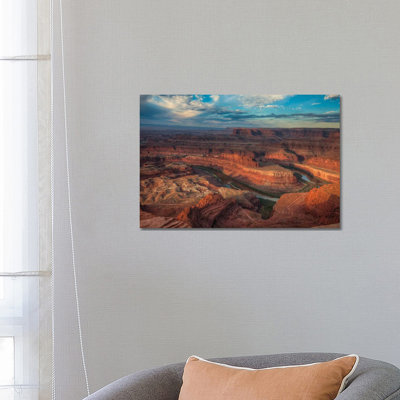 Sunrise Over Dead Horse Canyon V by Bill Sherrell - Wrapped Canvas Print