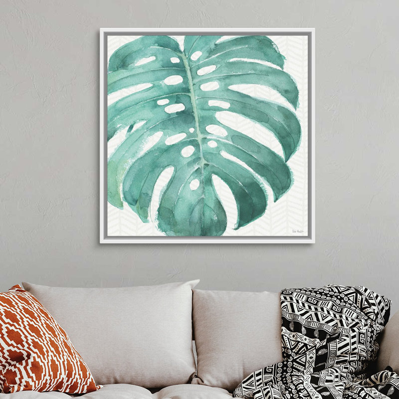 Art mural sur toile Mixed Greens, Toile avec cadre blanc, H 36 po x l 36 po x P 1,75 po