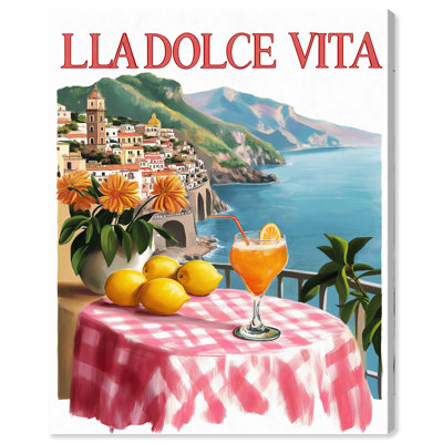 Impression sur toile Dolce Vita