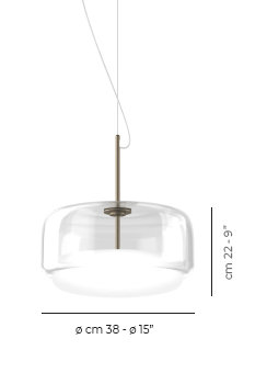 Jube 1 - Light LED Pendant, Matte Steel, 88" H x 15" W x 15" D, Crystal White
