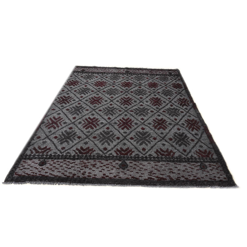 Tapis gris Iniguez