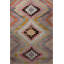 Tapis décoratif multicolore à motif géométrique triangulaire-381076910
