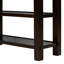 Console rétro avec tiroir et deux tablettes robustes pour le hall d'entrée et le salon-1808615157