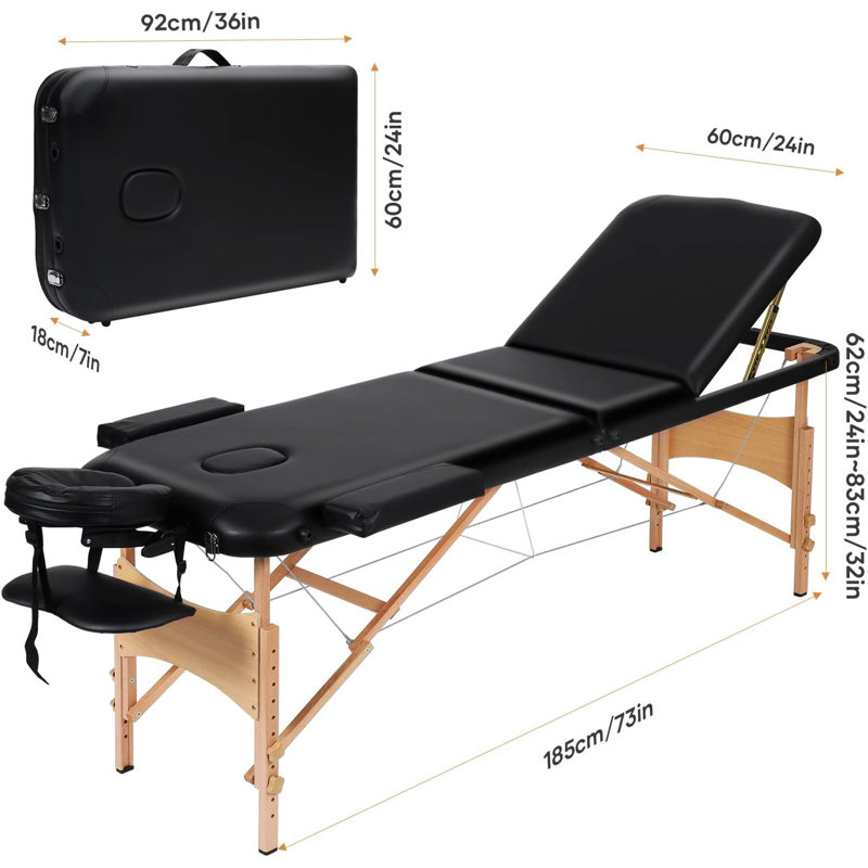 Lit de massage pliable Laniaya