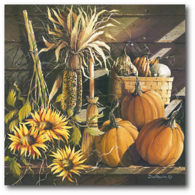 " Punkin & Sunflower " Painting Print