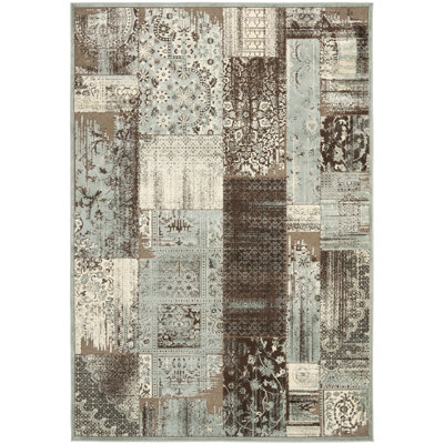 Demetri Geometric Viscose Hand Woven Area Rug