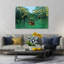 «The Tropics Abstract Contemporary Monkey Forest Landscape», reproduction d'art murale-133315028