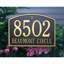 Cape Charles 2-Line Lawn Address Sign-282254555-282254559