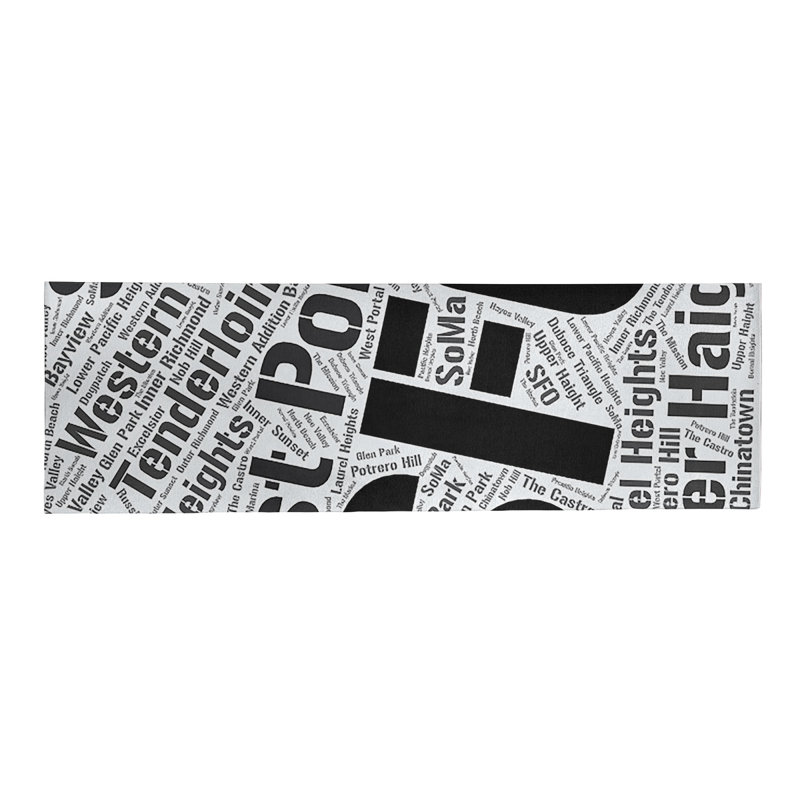 Chenille Indoor Rug, Runner 2.5' x 8'
