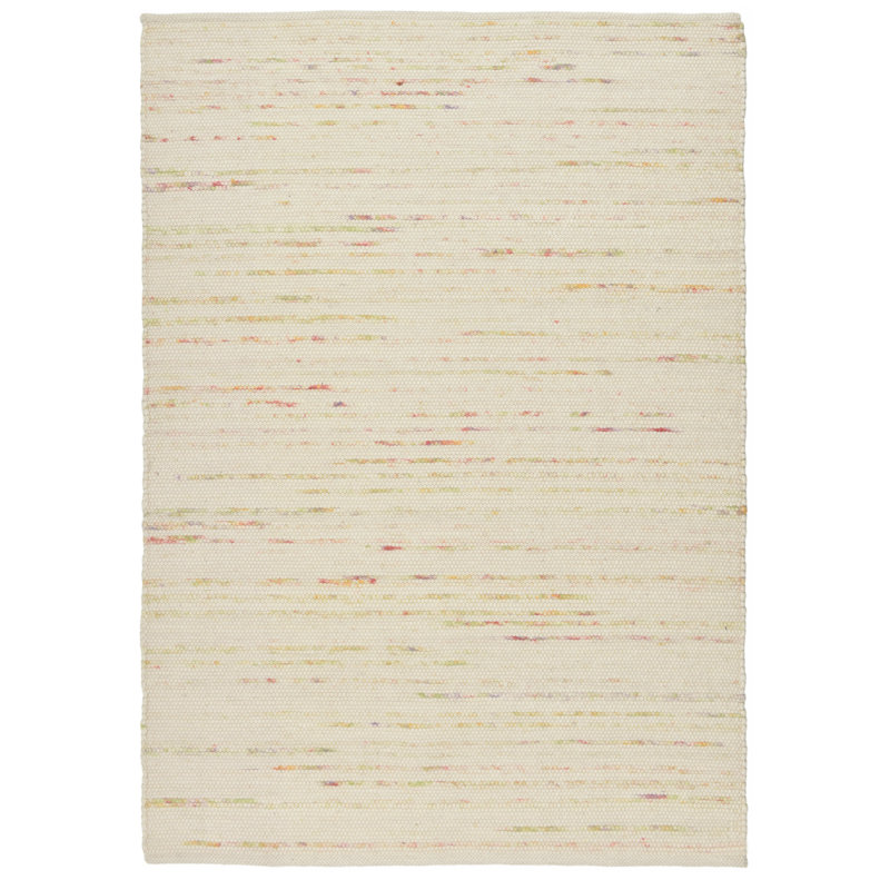 Hand Woven Wool Multipastel Indoor Rug, Rectangle 190 x 290cm